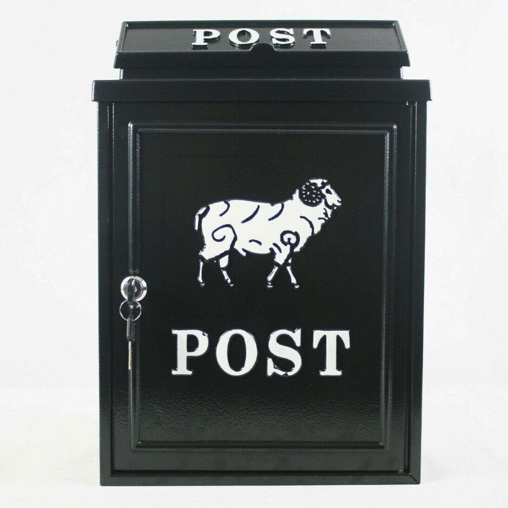 (Sheep) Vintage Decor Post Box Animal Design