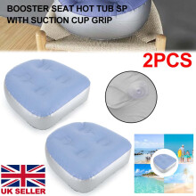 2* Inflatable Spa Seat Booster Spa Cushion Hot Tub