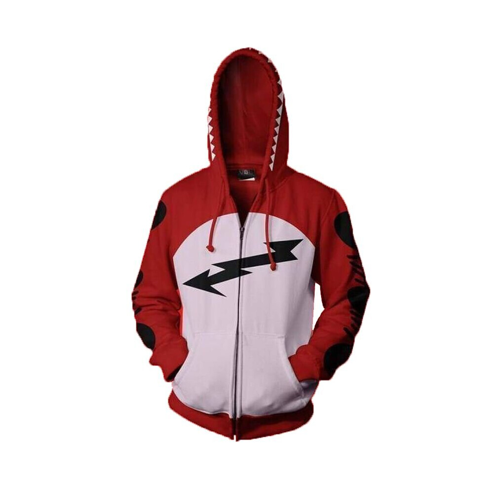 (Red Foxy, M) Five Nights At Freddy's Fnaf Cosplay Costume Hoodie Tops Multicoloured