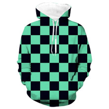 (Green Kamado Tanjirou, L) Demon Slaye3D Printed Sweatshirt Hooded Pullover