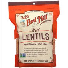 Bob's Red Mill, Czerwone Lencze, 27 oz (765 g)