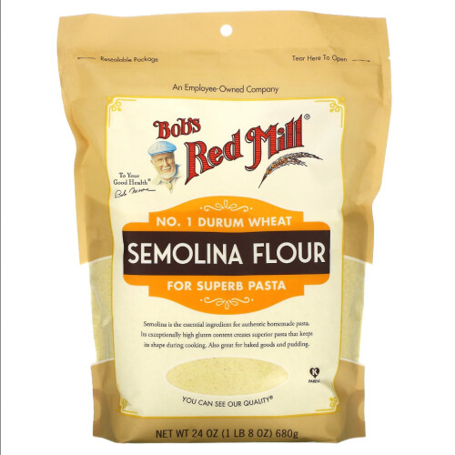 Bob's Red Mill, Semolina Flour, 24 oz (680 g)