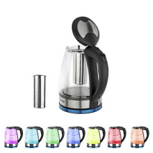 ZOKOP HD-1861-A 220V 2200W 1.8L Electric Glass Kettle UK Plug