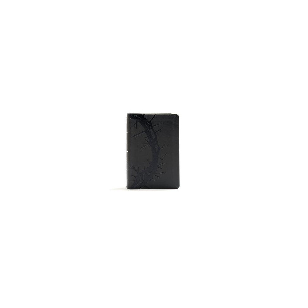 KJV Large Print Compact Reference Bible, Charcoal LeatherTouch