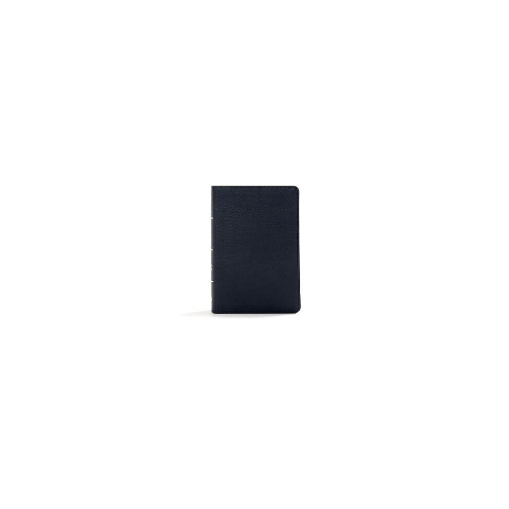 Black Kjv Print Compact Reference Bible, Leathertouch Large