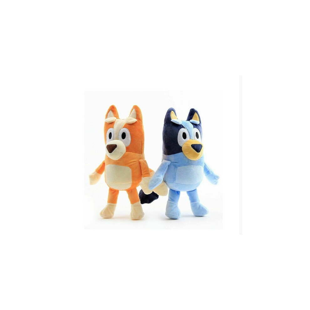 2PCS 28cm Bluey and Bingo Dog Friends Plush Toy Kids Birthday Gift