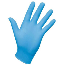 (Small) Vinyl Powdered Gloves Blue ~ 100 Gloves