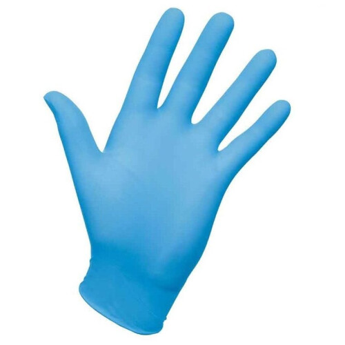 (Small) Vinyl Powdered Gloves Blue  ~ 100 Gloves