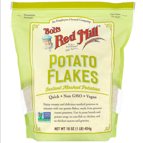 Bob's Red Mill, Πατάτες Φλάντζες, Αμέσως Μαγείρεμα Πατάτες, 16 oz (454 g)