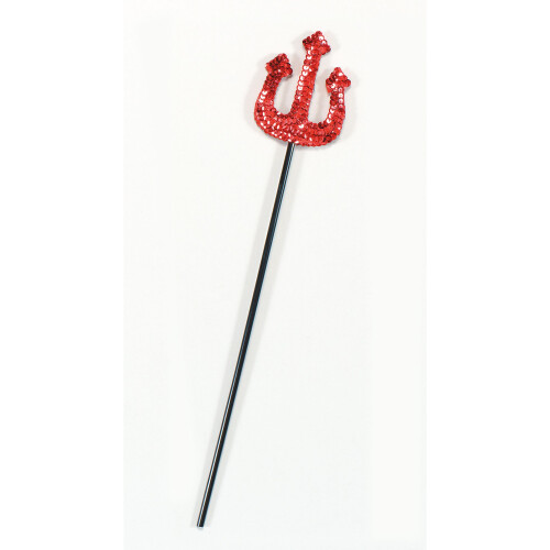 Official Forum BA511 Red Sequin Devil Fork Costume Accessories