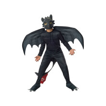 (Small) Official Rubies 610103S000 Boys Night Fury Toothless Small Children's Costumes How To Train Your Dragon Dragon: The Hidden World