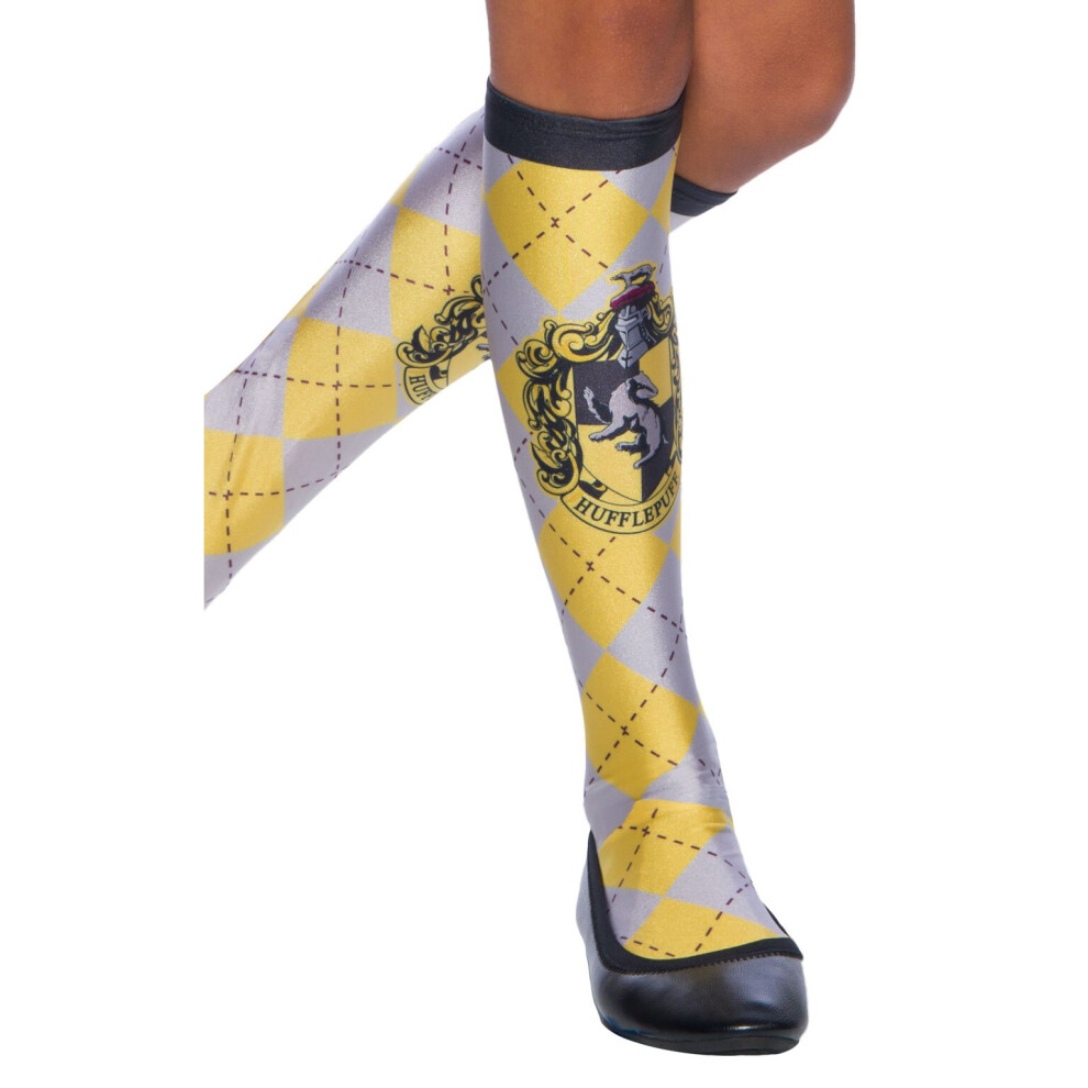 Official Rubies 39027NS Hufflepuff Socks Shoe Size 6-11 Costume Accessories Harry Potter