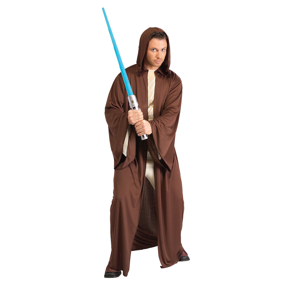 Official Rubies R820949XL Mens Jedi Hooded Robe Extra Large Adult Costumes Star Wars