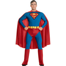 (Extra Large) Official Rubies 888001XL Mens Superman Extra Large Adult Costumes DC