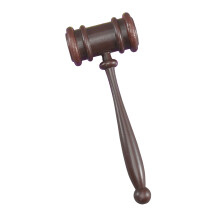 Official Forum BA1018 Gavel Hammer - Judge Costume Accessory for Halloween & Themed Parties