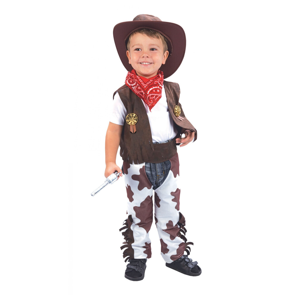 Forum Official Cc016 Boys Cowboy Toddler Children's Costumes Western