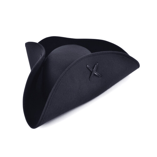 Official Forum BH653 Black Pirate Tricorn Hats