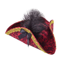 Official Forum BH658 Red Ladies Pirate Tricorn Hats