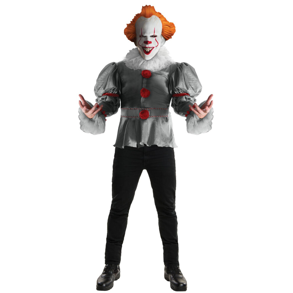 (Extra Large) Official Rubies 820859XL Mens Deluxe IT Extra Large Adult Costumes Pennywise