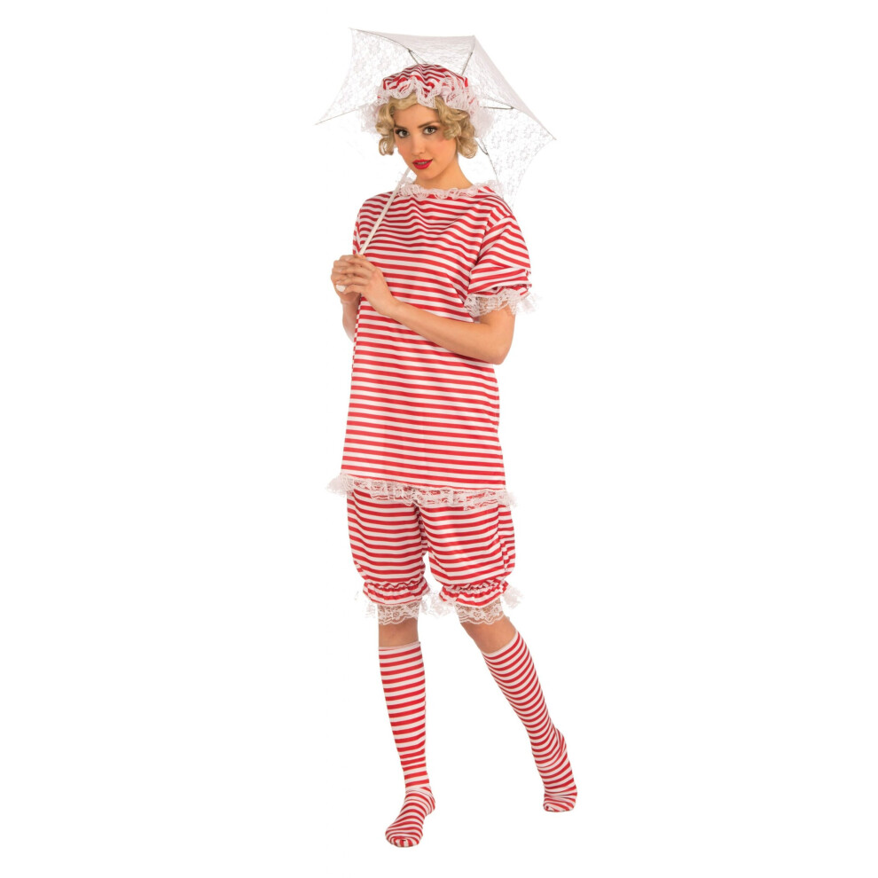 Photos - Fancy Dress Official Forum AC556 Mens Beachside Bettie Swimsuit Standard Adult Costumes 1950S Not,Specified