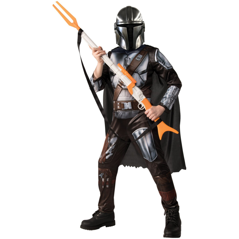 Rubies (Medium) Official 300929S000 Boys Mandalorian Small Children's Costumes Star Wars