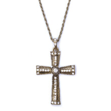 Official Forum BA921 Cross Jewelled Necklace Costume Accessories