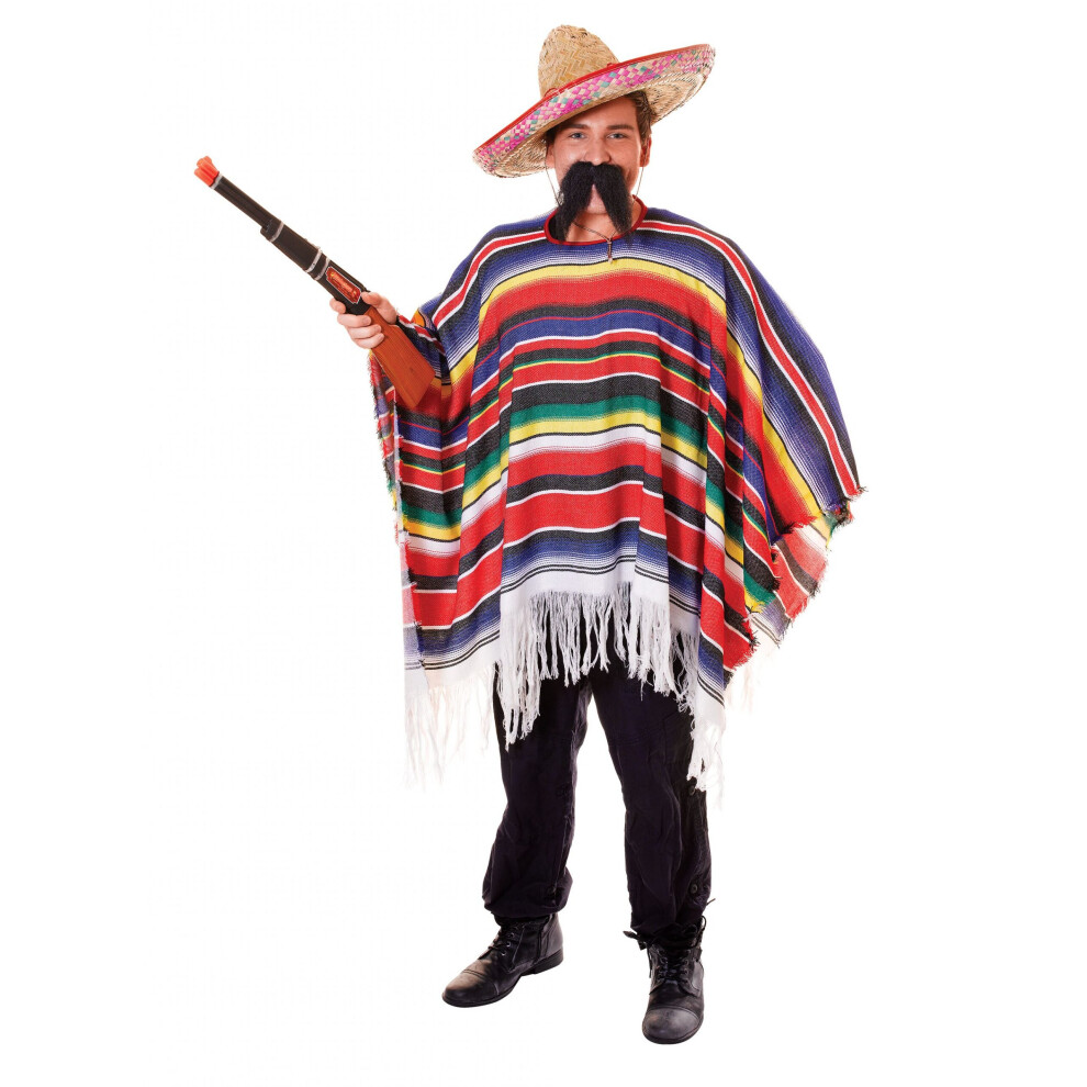 Forum Official Ac331 Mens Mexican Poncho Standard Adult Costumes Not,Specified