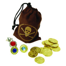 Official Forum BA1089 Pirate Coins & Jewellery Costume Accessories