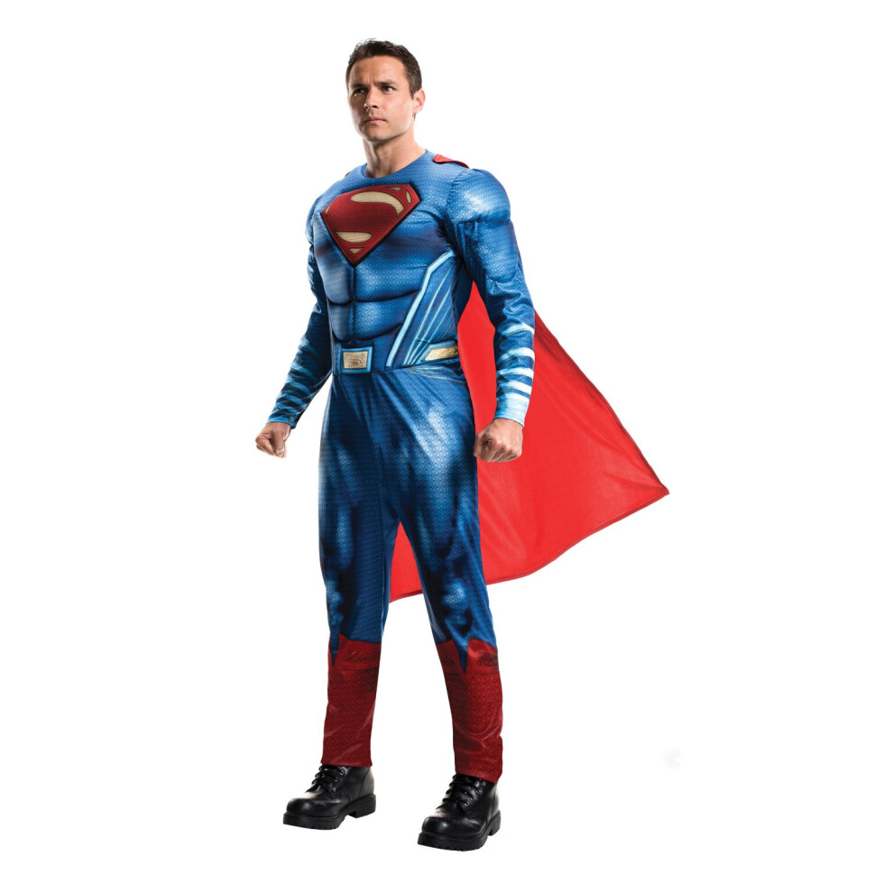 Official Rubies 820952XL Mens Superman Extra Large Adult Costumes DC Dawn Of Justice Batman vs