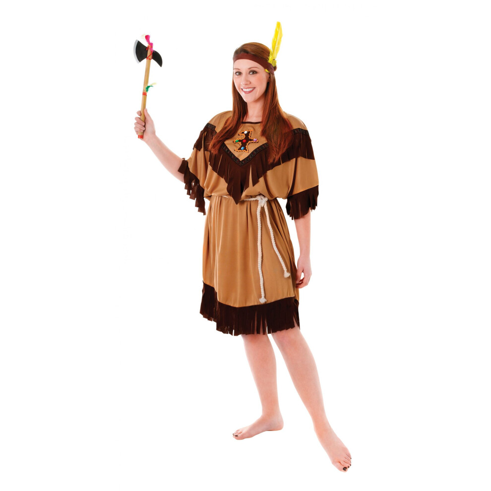 Forum (Standard) Official Ac593x Ladies American Indian Lady Plus Adult Costumes Native