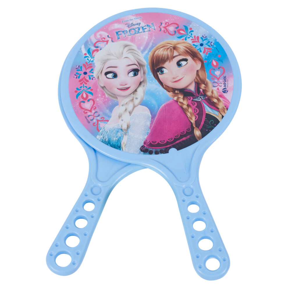 (Frozen) Kids Plastic Disney Beach Tennis Racket Game Set