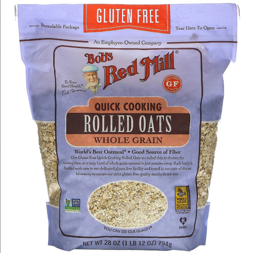 Bob's Red Mill, Quick Cooking Rolled Oats, Whole Grain, 794g