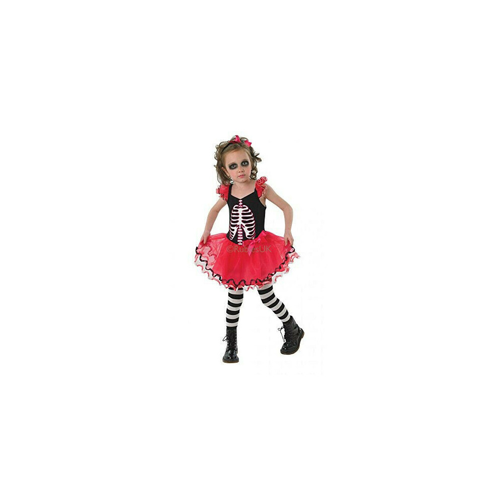 (Large) Official Rubies 880348XL Girls Skull Dress Extra Large Children's Costumes Skeleton