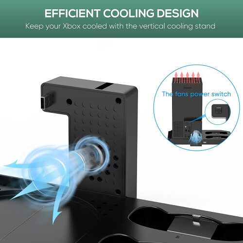 5in1 Cooling Fan for Xbox Series X 2