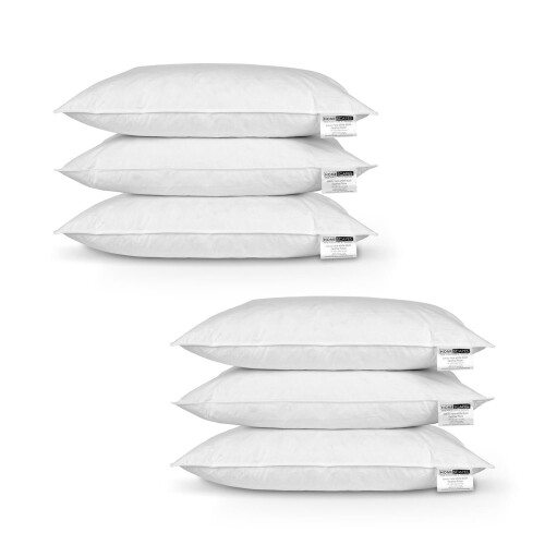 Homescapes Homescapes Duck Feather Pillow x 6