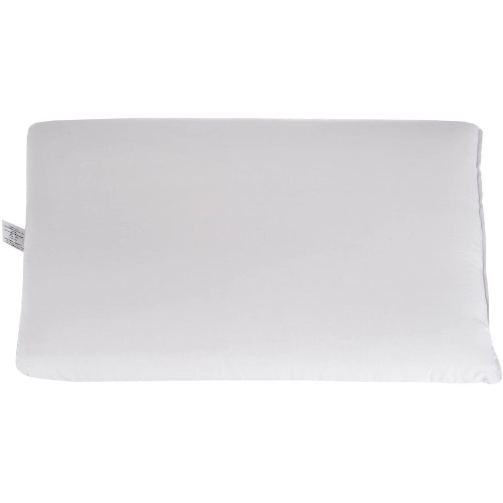 Homescapes Soothing Aloe Vera Infused Cotton Pillow With Goose Feather And Down White