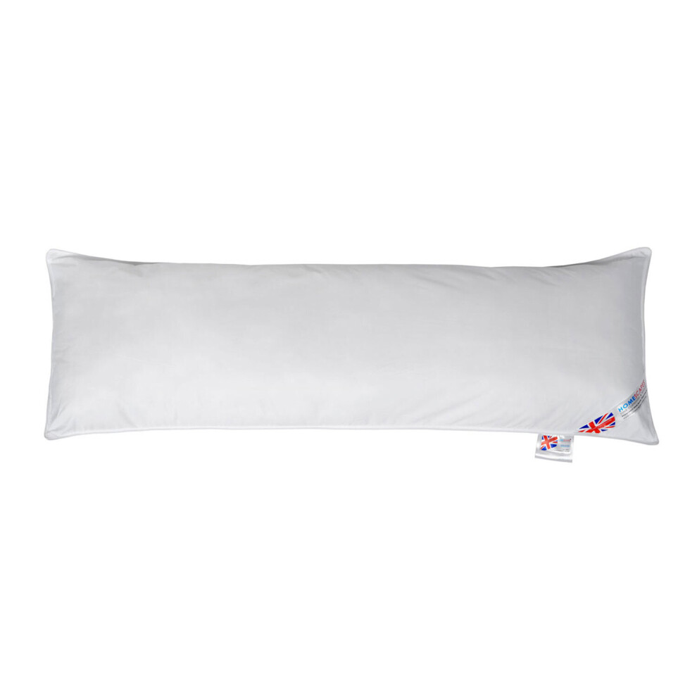 Homescapes Super Microfibre Body Pillow White