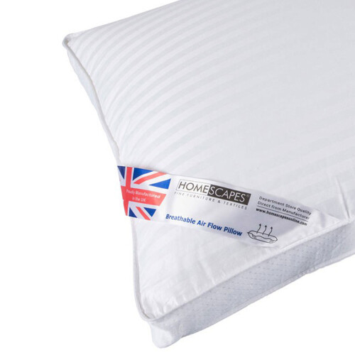 Homescapes Homescapes Air Flow Pillow Super Microfibre, 48 x 74 cm