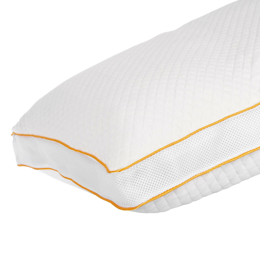 Homescapes Hypoallergenic Breathable Luxury Pillow, 48 X 74 Cm White