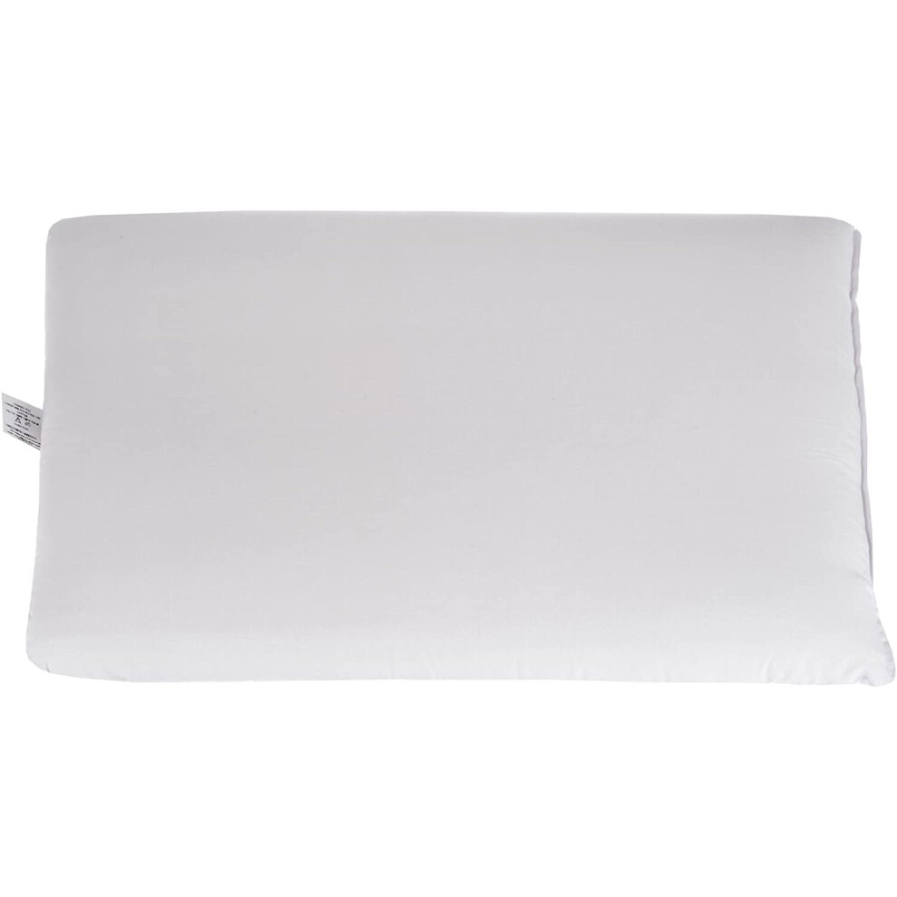 Homescapes Natural Aloe Vera Infused Cotton Pillow Super Microfibre Extra Fill White