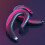 (Blue) Bone Conduction Ear Hook Wireless Earphone Headset 4