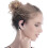 (Silver) C7 1Pc Bone Conduction Earphone Stereo Headphone 2