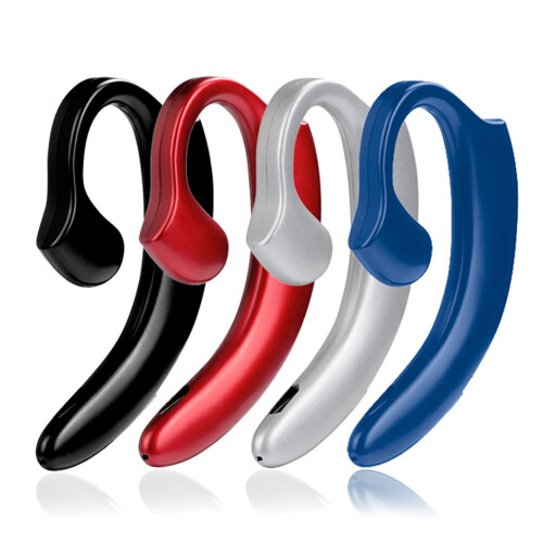 (Red) C7 1Pc Bone Conduction Earphone Stereo Headphone