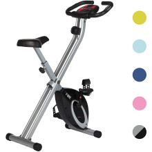 Ultrasport F-Bike and F-Rider, Fitness Bike Trainer, Sporting Equipment, Ideal Cardio Trainer, Foldable Indoor Trainer for Home use, LCD Display, Di