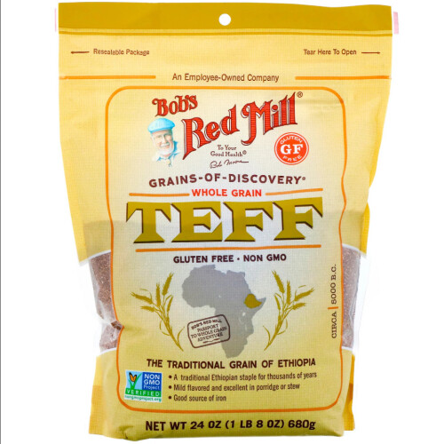 Bob's Red Mill, Teff, Volledige Graan, 24 oz (680 g)