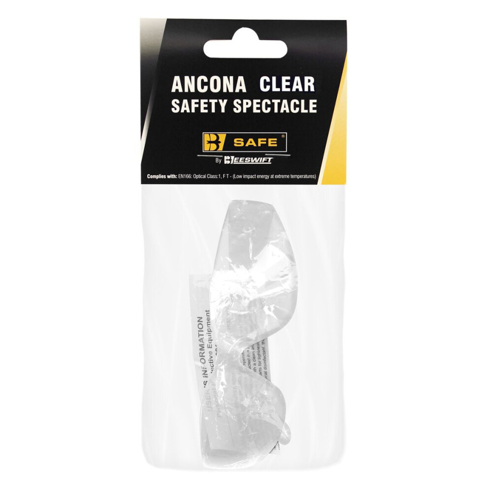 Beeswift - Ancona Clear Safety Spectacle - Clear 5030566243479