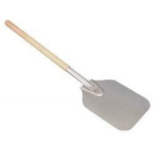 (14"x12" Aluminium Pizza Peel ) Aluminium Pizza Peel Paddle Tray Pizza Lifter Wooden Handle