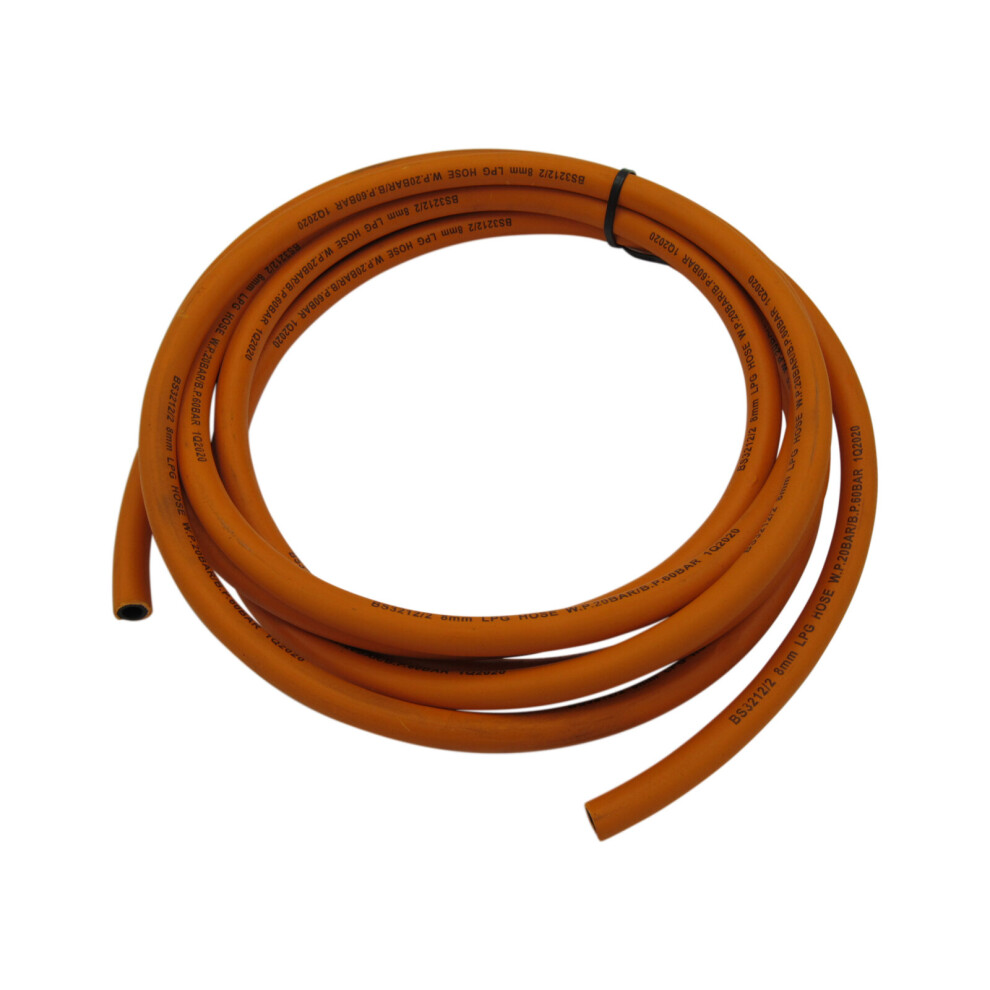 (2 Metre) Gas Hose Pipe 8MM (LPG Caravan Motorhome BBQ)