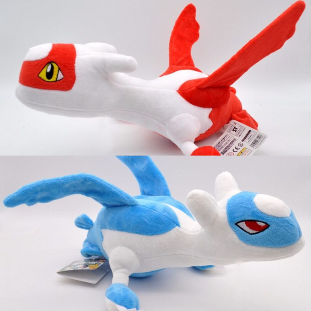 (+Red) Pokemon Go Latios Latias Stuffed Animal Toy Doll Blue/Red