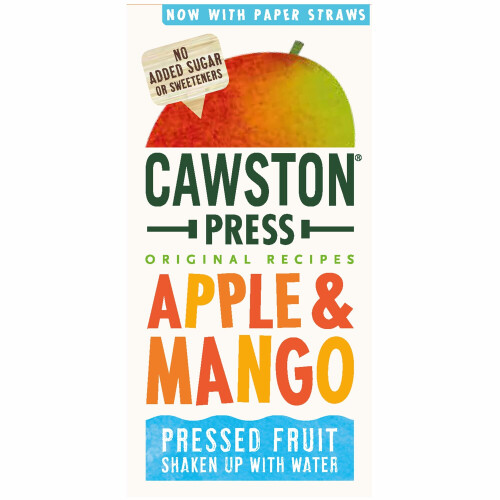 Cawston Press Apple & Mango Fruit Water - 18x200ml
